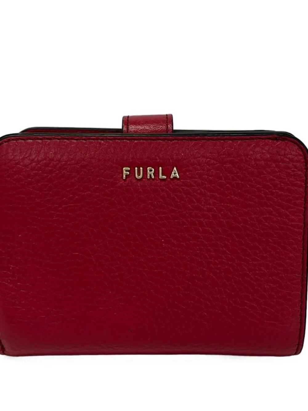 FURLA Pink Leather Bifold Wallet